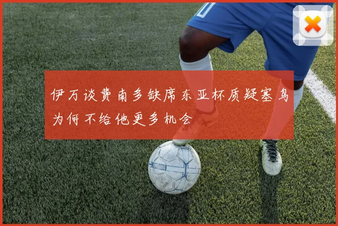 伊万谈费南多缺席东亚杯质疑塞鸟为何不给他更多机会