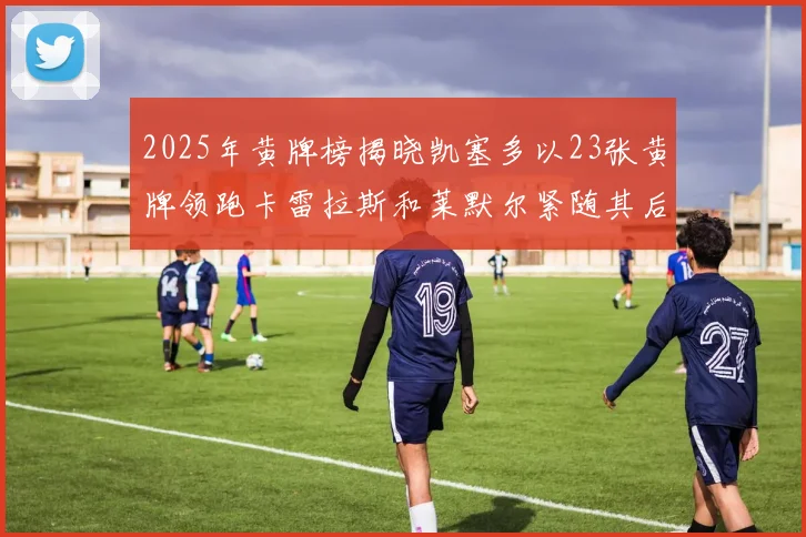 2025年黄牌榜揭晓凯塞多以23张黄牌领跑卡雷拉斯和莱默尔紧随其后